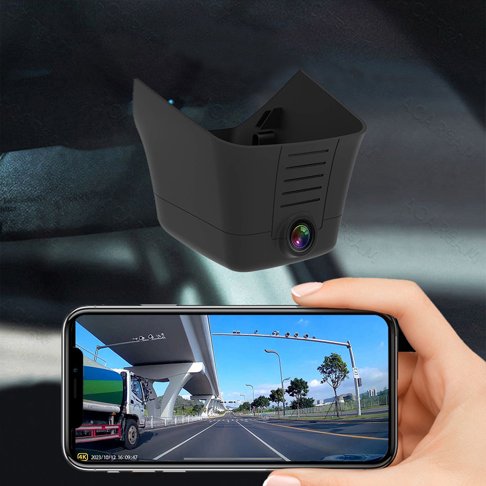 For Jaguar E-PACE ACARCAM OEM Style Dash Cam - Plug and play, 4K HD, Dual Lens, WiFi Connectivity,APP Control, Super Night Vision, Loop Recording,Parking Monitor, Time-Lapse Recording