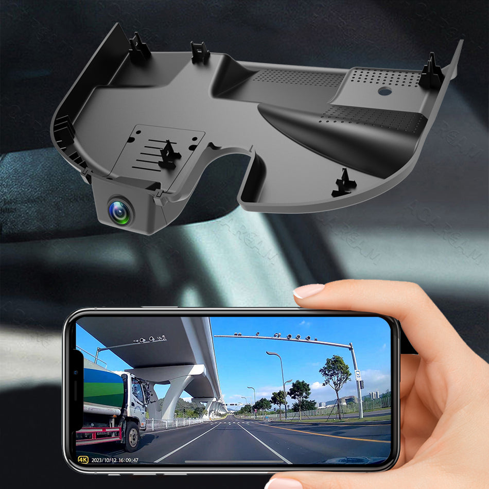 For Ford Mustang Mach-E&nbsp;ACARCAM OEM Hidden Dash Cam - 4K HD Dual Lens, App Control, Super Night Vision, Loop Recording,Parking Mode