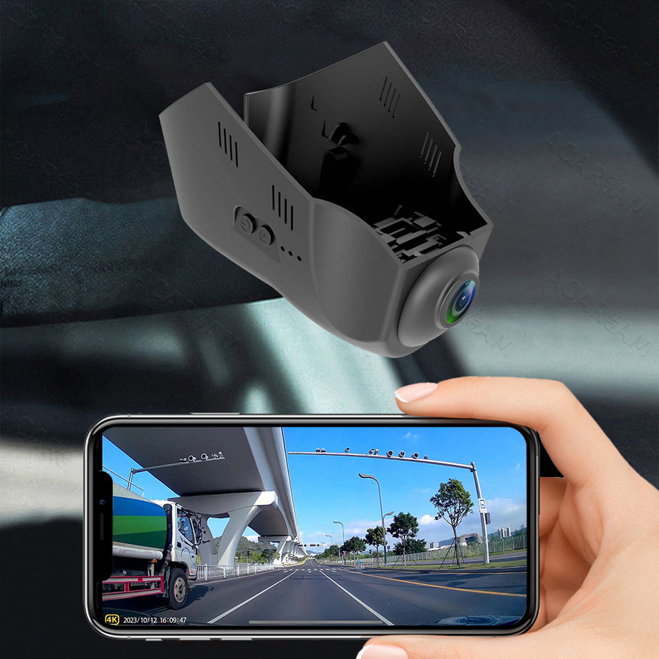 For Jaguar XEL/Discovery Sport ACARCAM OEM Style Dash Cam - 4k Front &1080P Rear Lens,WiFi Connectivity, APP Control, Super Night Vision, Loop Recording,Parking Monitor