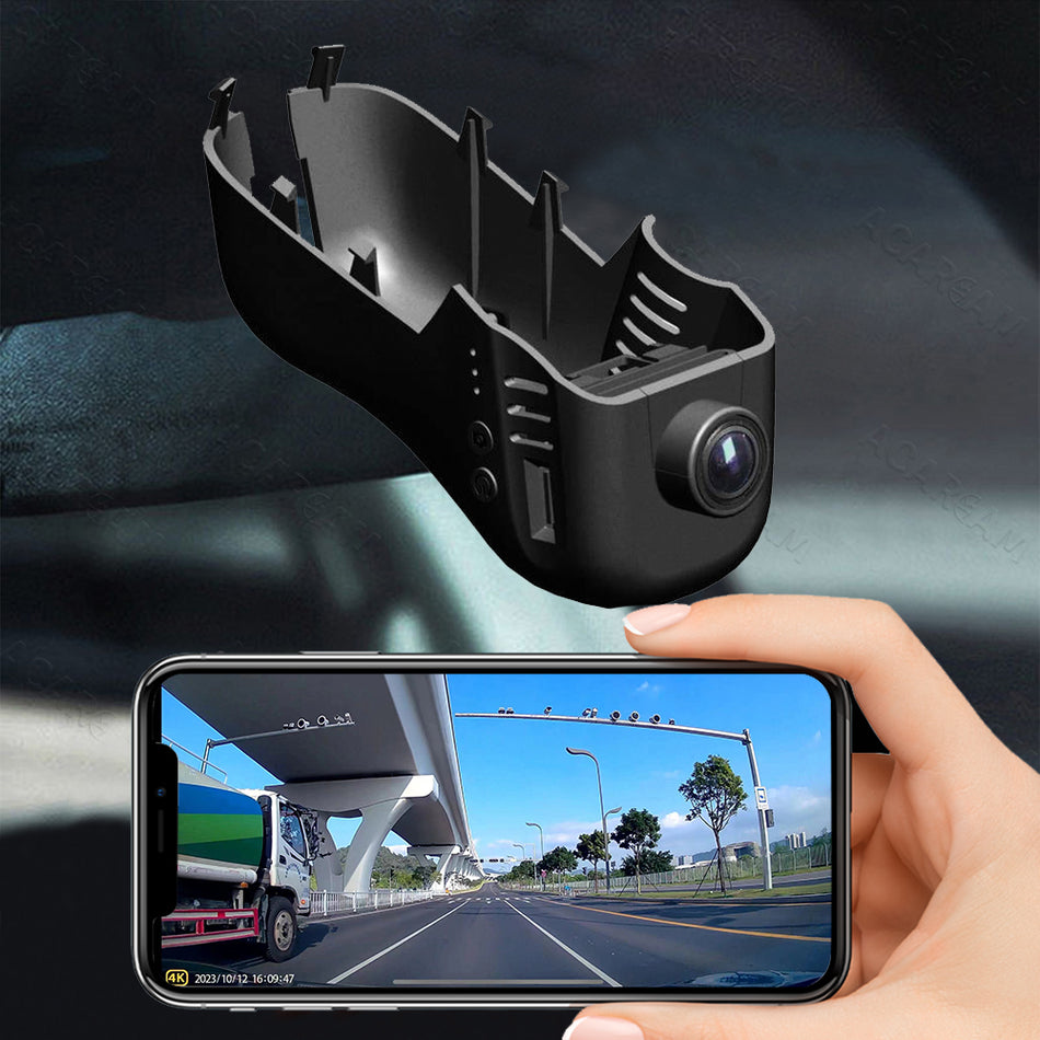 For Volkswagen Touareg ACARCAM Dash Cam - 4K HD, Dual Lens, OEM Style, Plug and play, Time-Lapse Video, Loop Recording