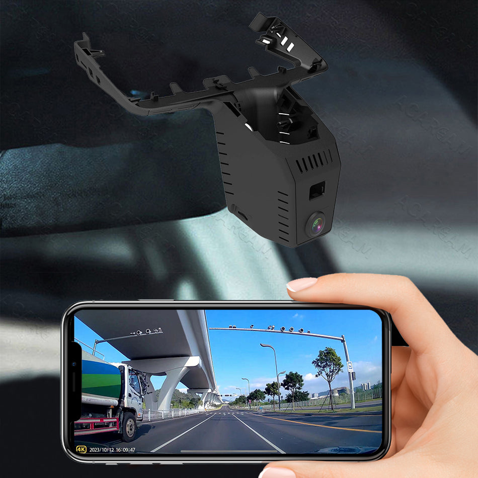 For BMW 3 Series/i3 ACARCAM OEM Dash Cam - 4K HD, Model Specific, Easy Installation,Dual Cam, Driving Collision Sensing, 24/7 Loop Recording